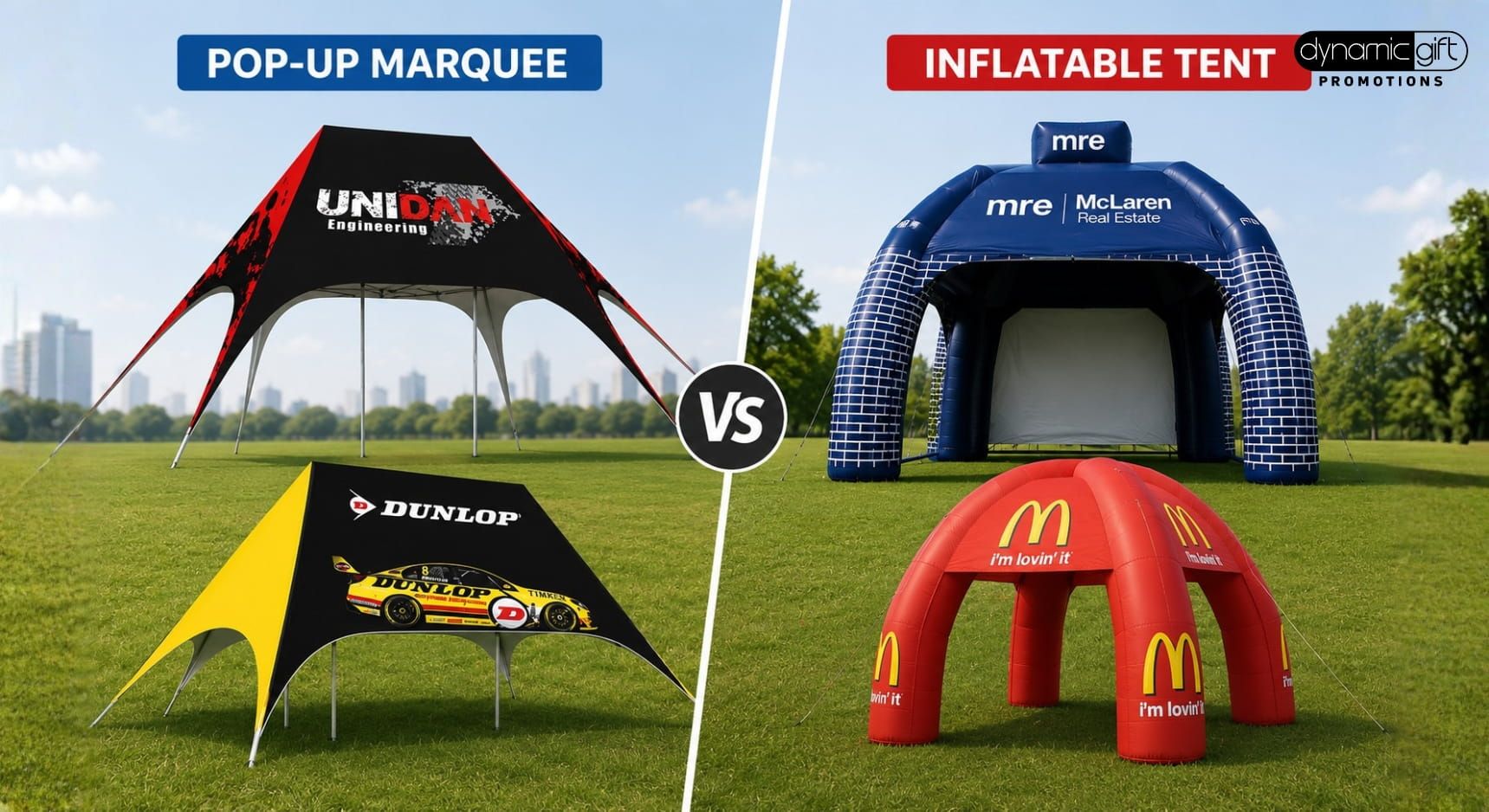 Pop-Up Marquee vs Inflatable Tent: Which Is Right for Your Event? 