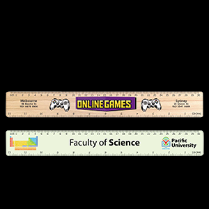 Printed Rulers, Promotional Rulers Personalised With Your Logo.