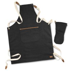 Keepsake Canvas Apron & Oven Mitt Set