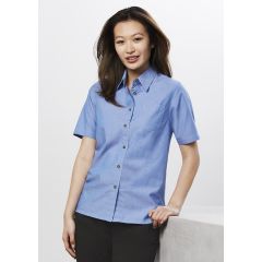 Women's Chambray Short Sleeve Shirt