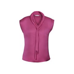 Ladies Shimmer Tie Neck Top