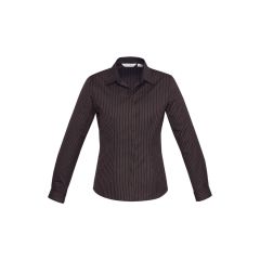 Ladies Reno Stripe Long Sleeve Shirt