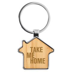 Bamboo House Key Ring