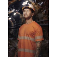 Men's Hi Vis Segmented Tape Cotton Tee Shirt