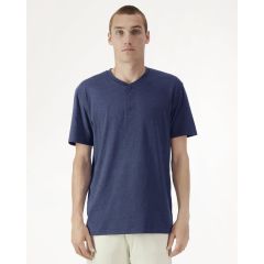 American Apparel CVC Unisex Henley T-shirt