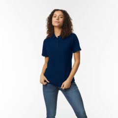 Softstyle Ladies' Double Pique Polo