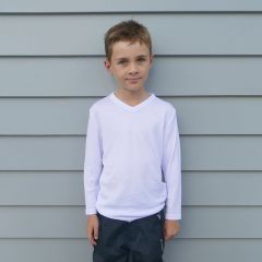 Work-Guard Youth Longsleeve V-Neck Thermal