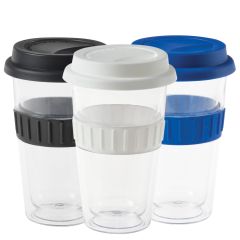 Plastic Double-Walled Mug