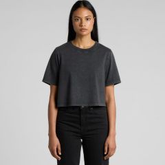 Women's Stone Wash Heavy Crop
