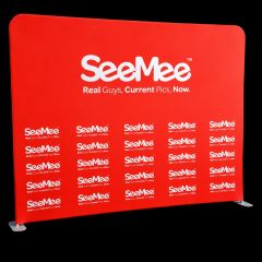 10 ft (3m) Straight Stretch Media Wall