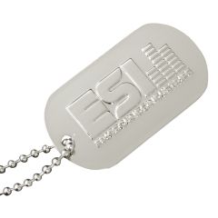 Logo Stamped Dog Tags