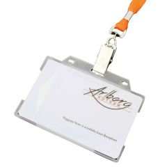 Landscape Edged Rigid ID Holder