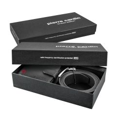 Pierre Cardin Leather Wallet Belt Gift Set