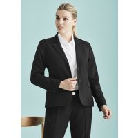 Womens Cool Stretch 2 Button Mid Length Jacket