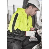 Unisex Hi Vis Full Zip Hoodie