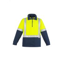 Unisex Hi Vis Polar Fleece Pullover - Shoulder Taped