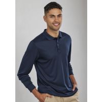 Mens Action Long Sleeve Polo