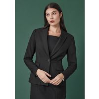 Womens Renew Single Button Mid Length Jacket