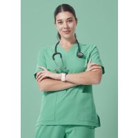 Womens V-Neck Scrub Top
