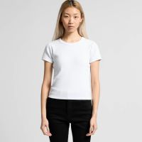 Wo's Organic Rib Tee