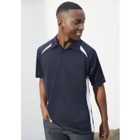 Mens Splice Short Sleeve Polo