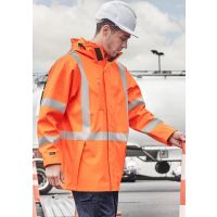 Mens TTMC-W23 Hi Vis X Back Heavy Duty Waterproof Jacket