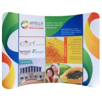 3m Curve Stretch Fabric Wall