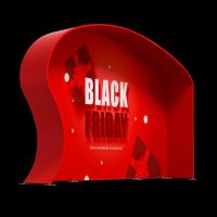 Wave Enclosed Expo Backdrop