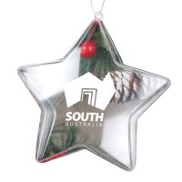 Clear Star Shaped Ornament