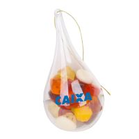 Clear Teardrop Shaped Ornament