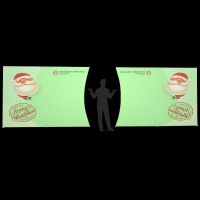 Oval Two Part Display Wall