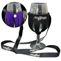 Button Down Wine Glass Holder