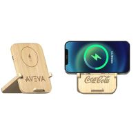Foldable Bamboo Wireless Charger