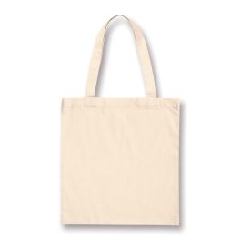 Sonnet cotton tote bag in natural unbleached cotton