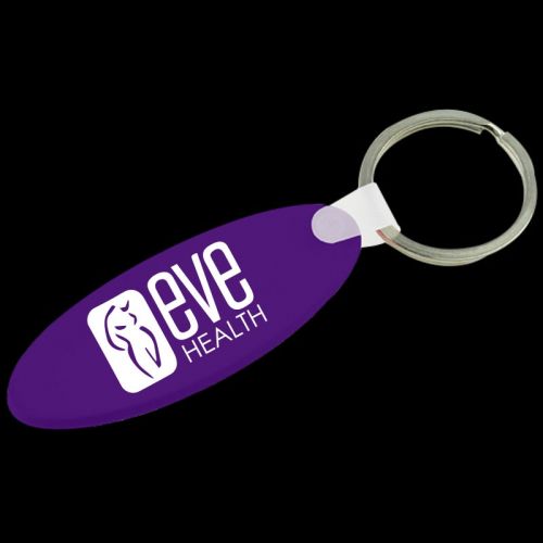 PVC Keyrings Oval