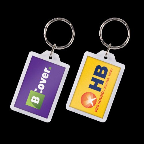 Lens Key Ring - Rectangle 