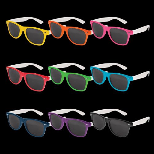 Malibu Premium Sunglasses White Arms
