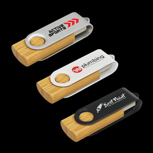 Helix 4GB Bamboo Flash Drive