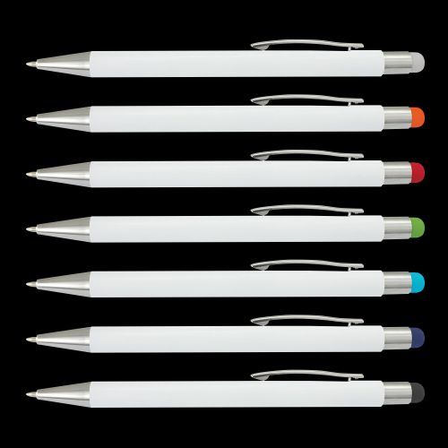 Lancer Stylus Pen - White Barrel