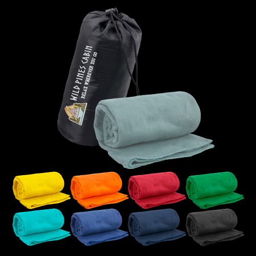 Glasgow Fleece Blanket in Carry Bag