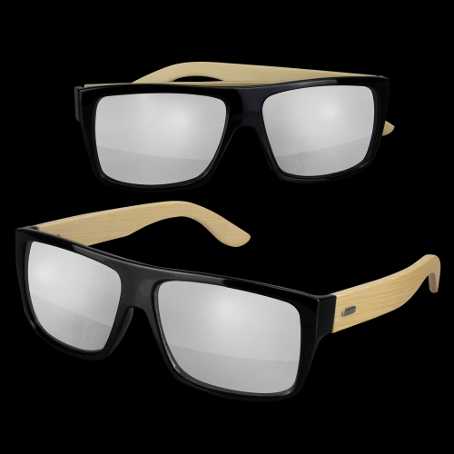 Maui Mirror Lens Sunglasses - Bamboo