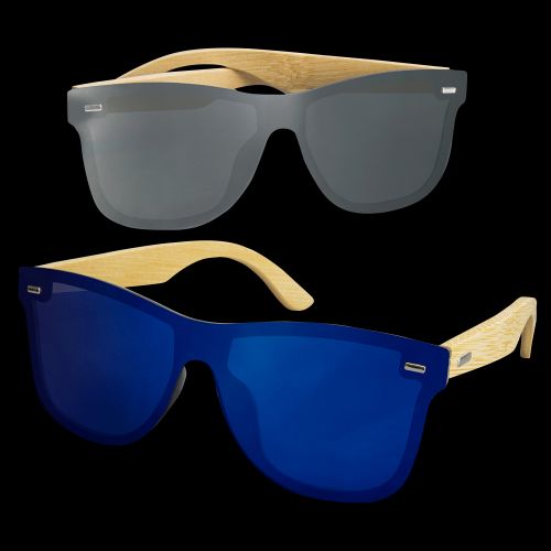 Ryder Mirror Lens Sunglasses - Bamboo