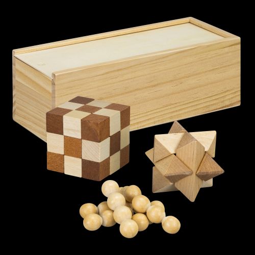 Wooden Brain Teaser Set