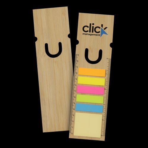 Bamboo Ruler Bookmark - Square