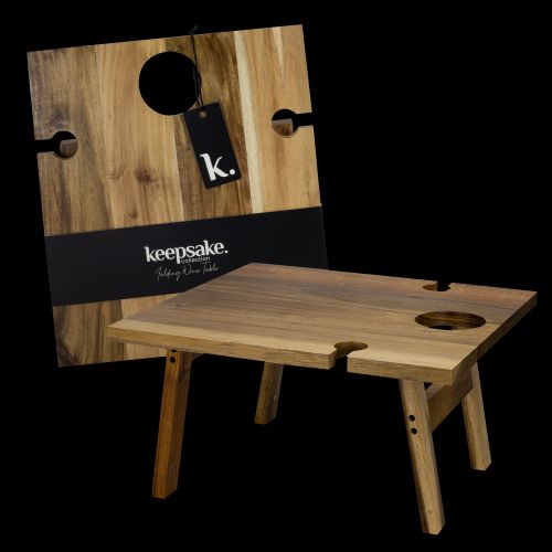 Keepsake Folding Wine Table