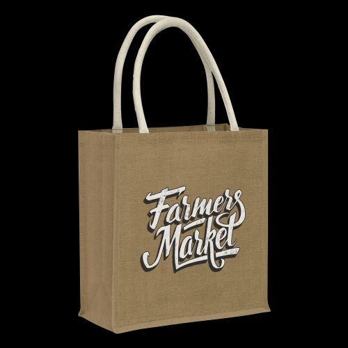 Lanza Starch Jute Tote Bag