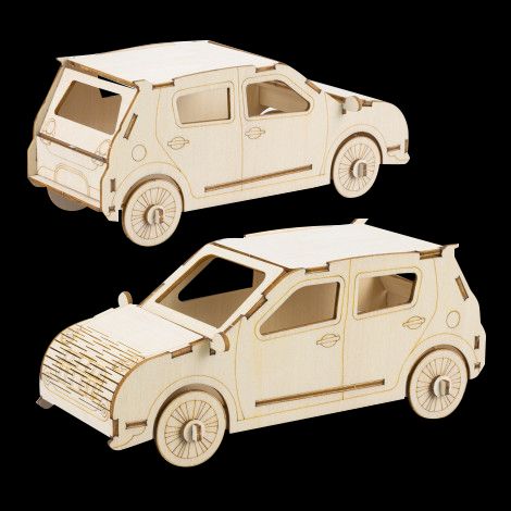 BRANDCRAFT Hatchback Car Wooden Model