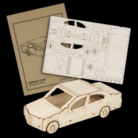 BRANDCRAFT Sedan Car Wooden Model