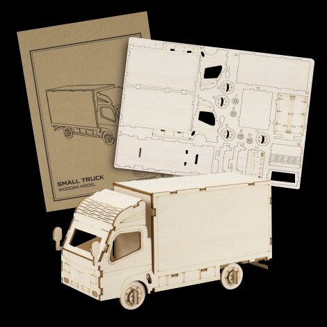 BRANDCRAFT Small Truck Wooden Model