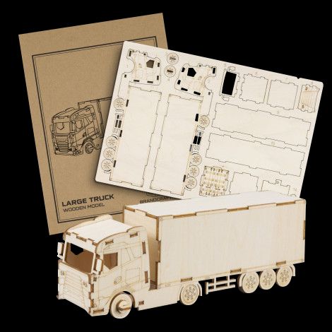 BRANDCRAFT Large Truck Wooden Model